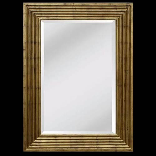 Country Gold Frame With Bevel Mirror